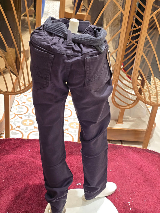 Denim material blue color stretchable jeans pant for boys