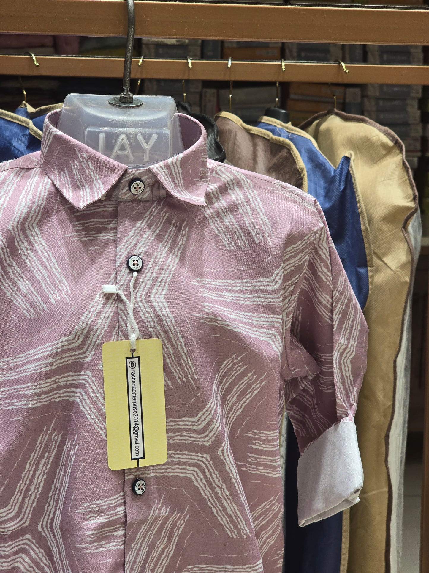 Boy Onion Pink Cotton Summer Shirt