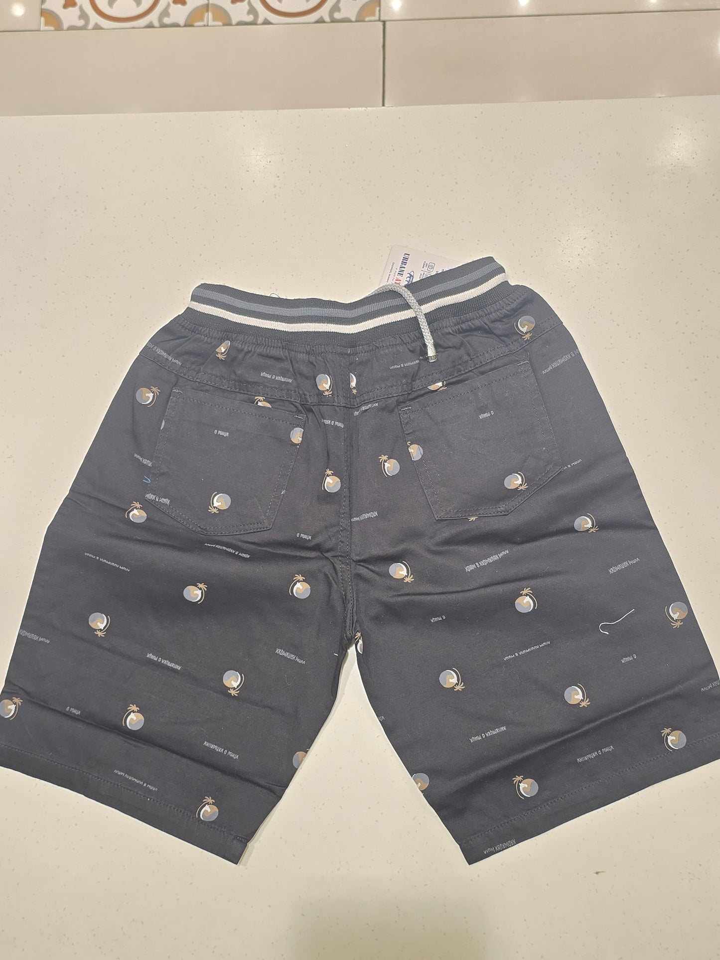 Blue Cotton Shorts for Boys