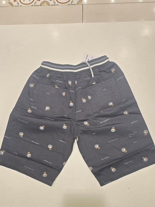 Blue Cotton Shorts for Boys