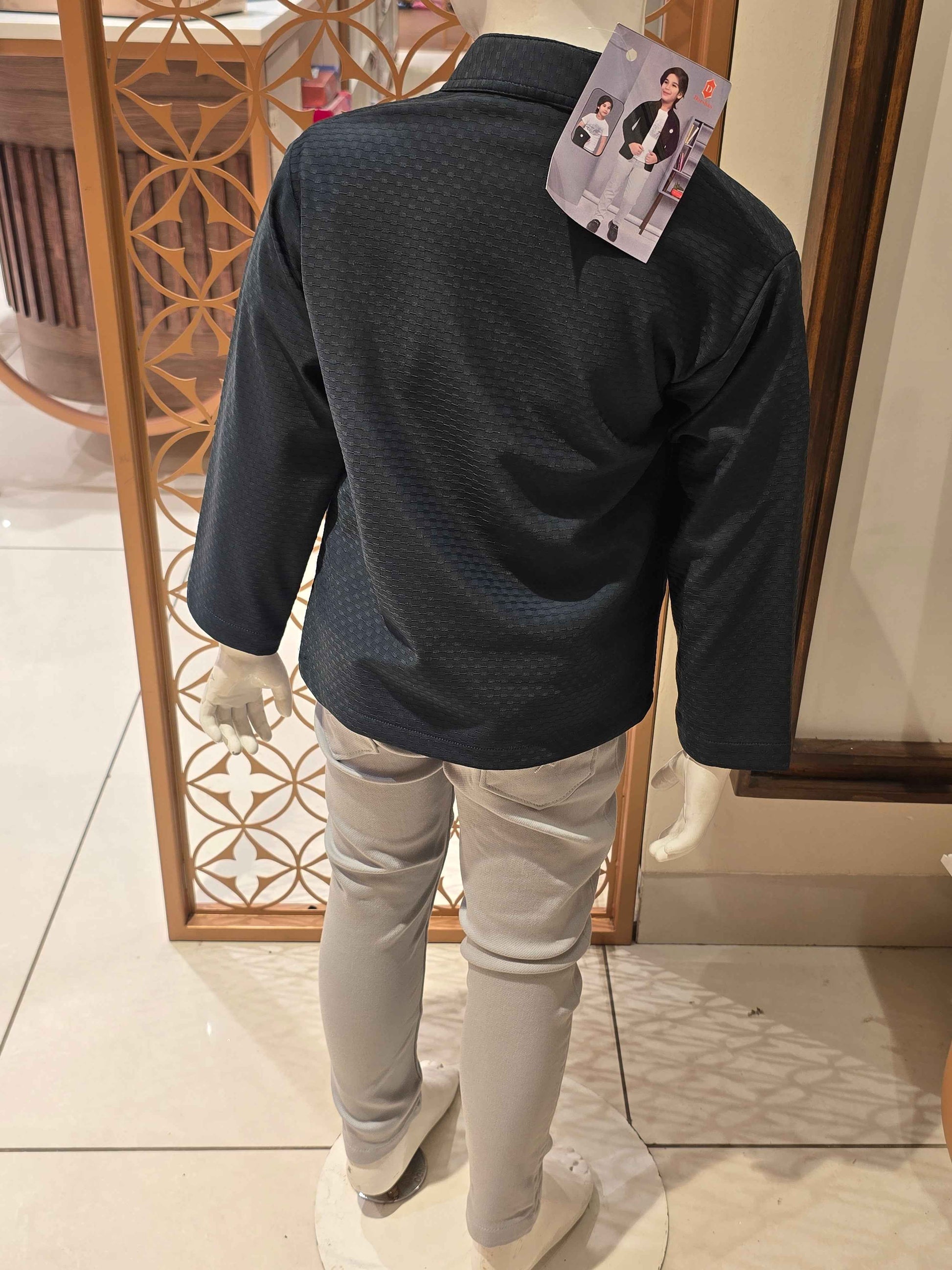 Lycra Material party wear 3piece set for boys