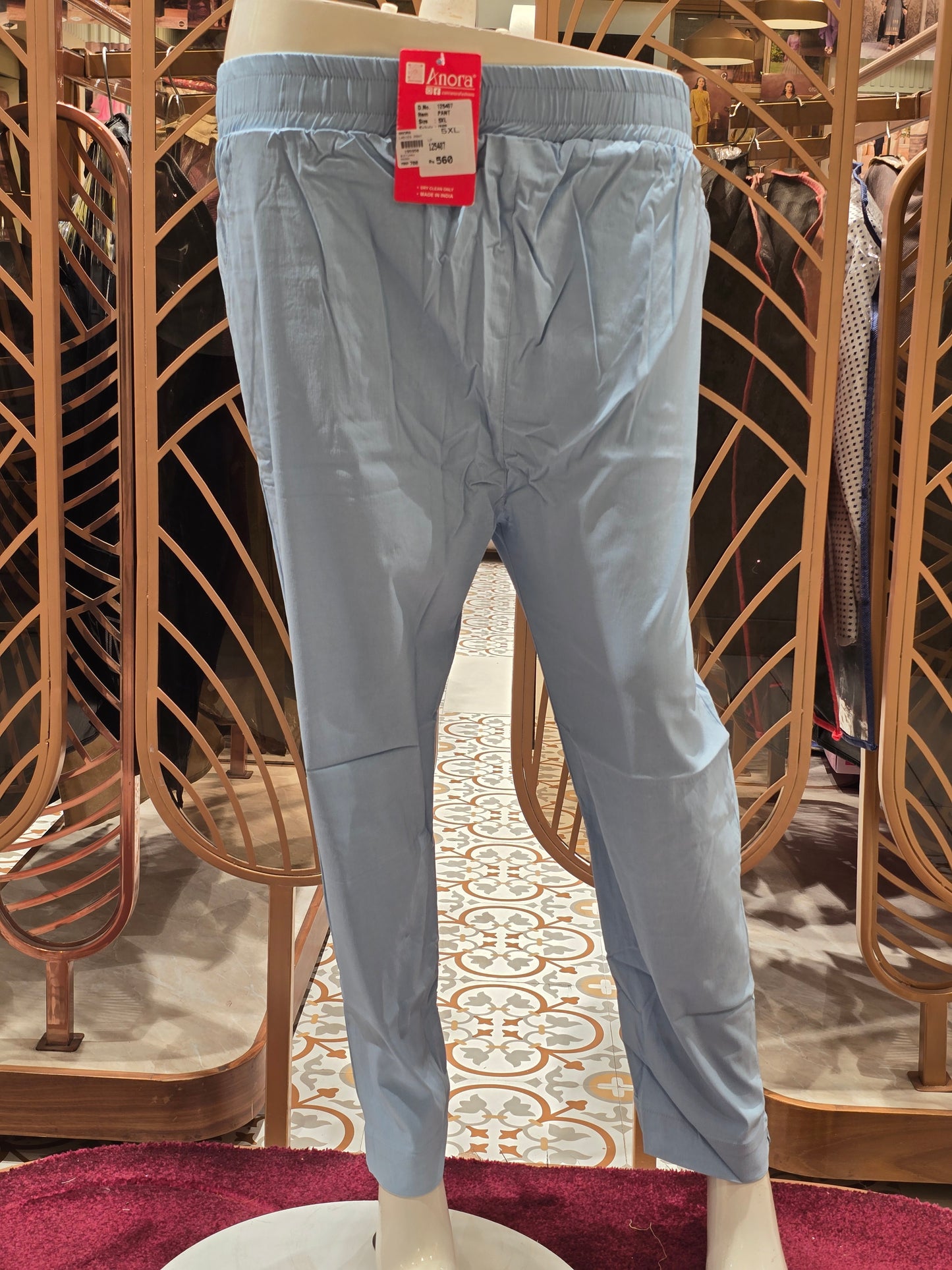Cotton Straight Cut Pants for Women