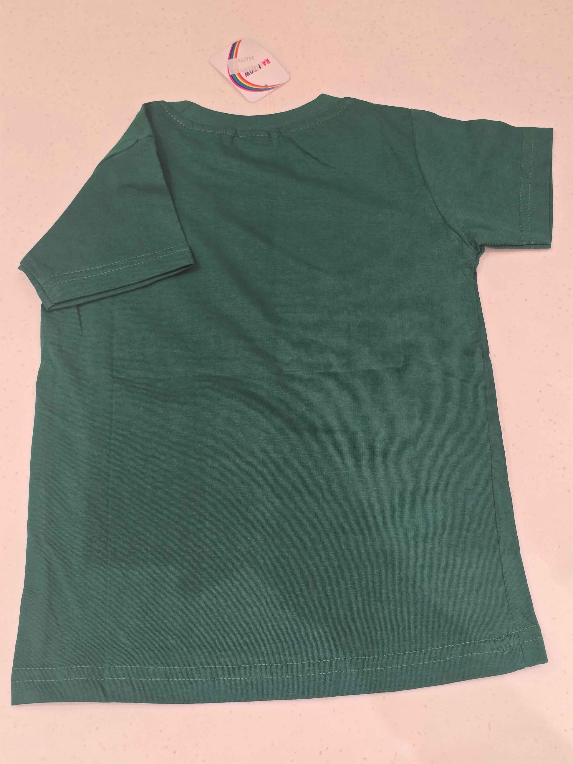 Boys Cotton Plain Half Sleeve T-Shirt