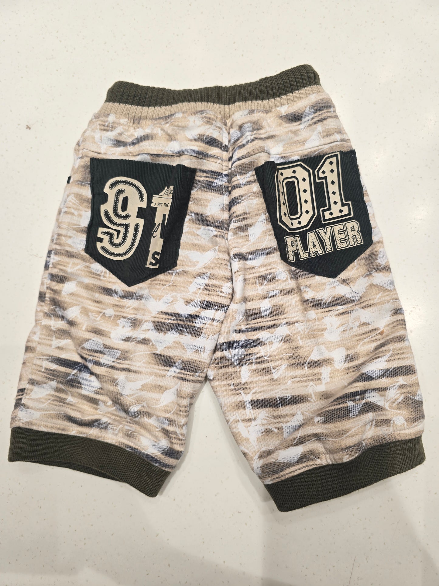 Multicolour Corduroy 3/4 Shorts for Boys