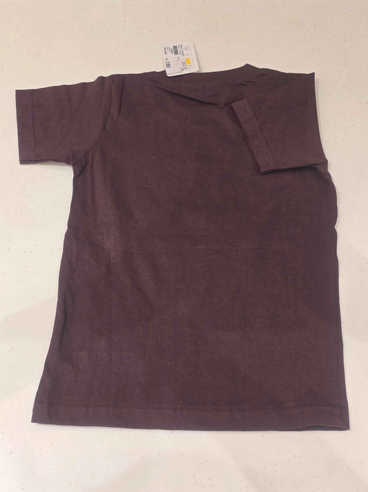 Boys Lycra Cotton Plain Half Sleeve T-Shirt