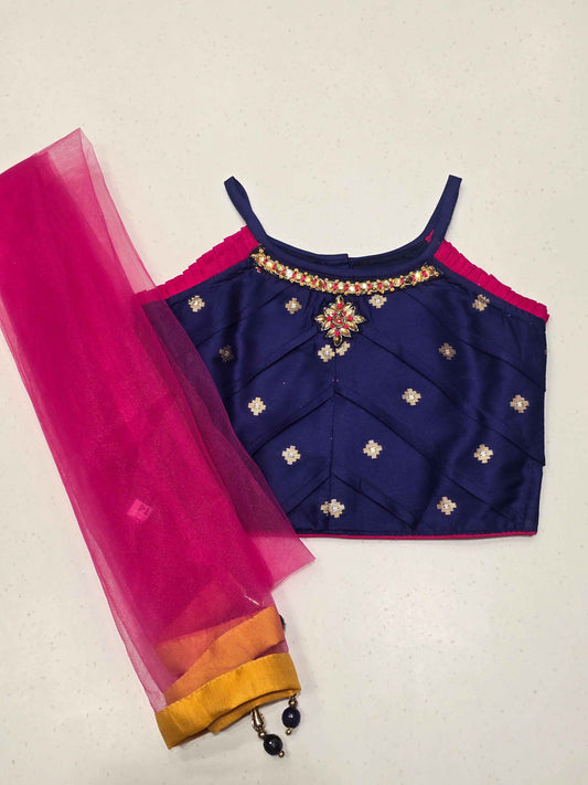 traditional kids' lehenga choli set