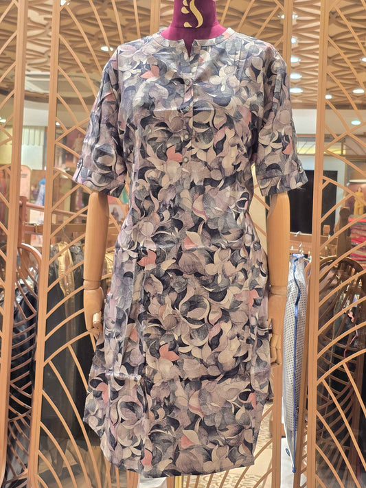 Printed cotton material kurta for women