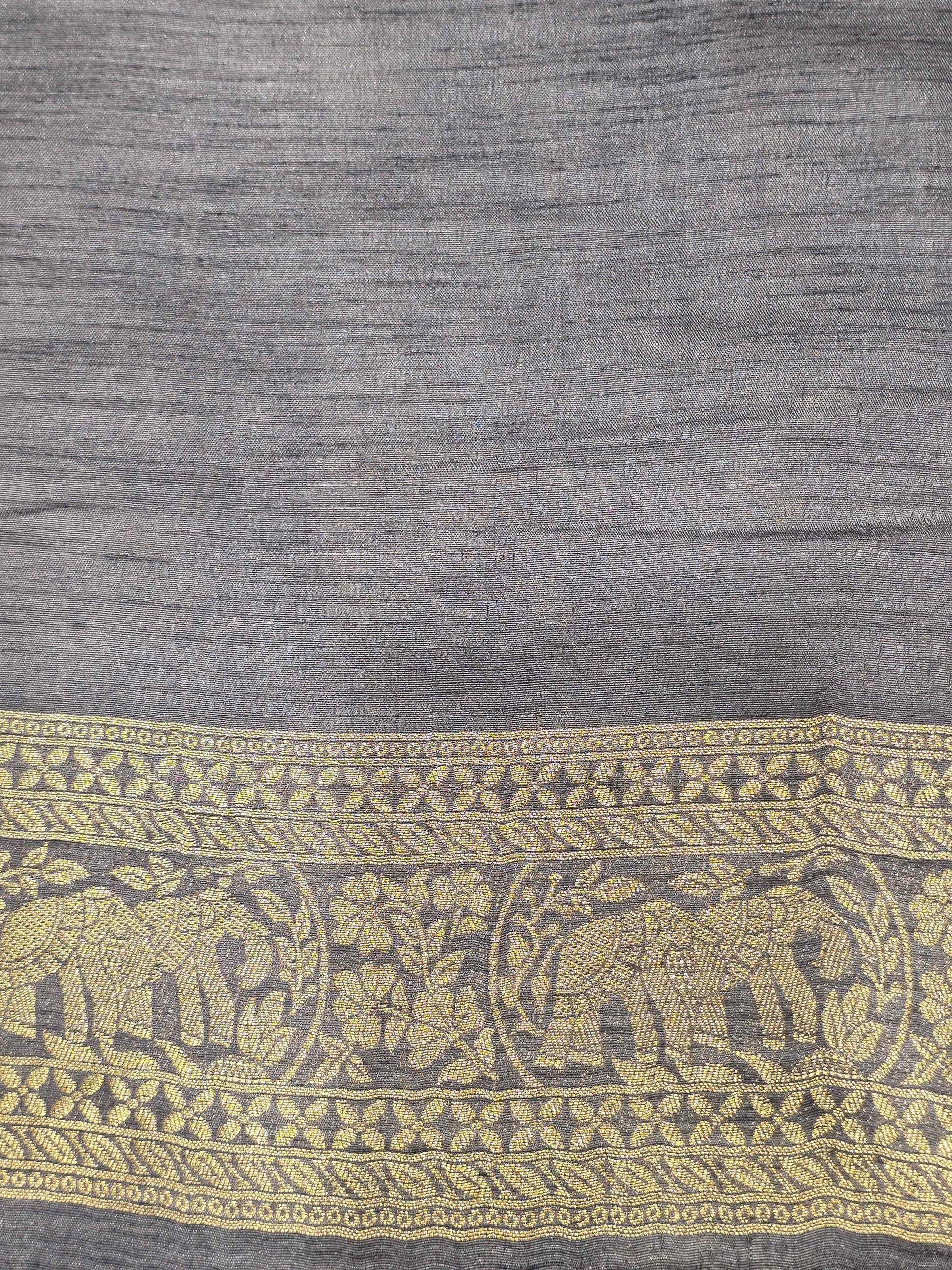 Women Multi Colour Semi Banarasi Silk Saree